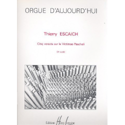 5 versets sur le victimae paschali : -Thierry Escaich