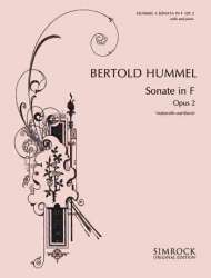 Sonate F-Dur op.2 : für Violoncello -Bertold Hummel