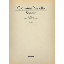 Sonate : für Harfe (Violine ad lib.) -Giovanni Paisiello