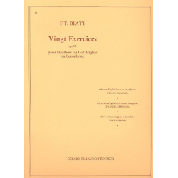 20 Exercices op.30 : -Franz Thaddeus Blatt