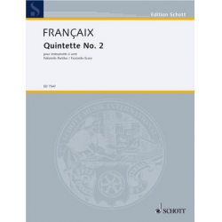 QUINTETTE NO.2 : POUR INSTRUMENTS - Jean Francaix