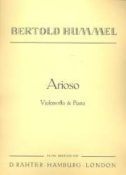 Arioso : für Violoncello und Klavier -Bertold Hummel