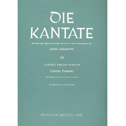 Cantate Domino : Solokantate -Johann Philipp Krieger