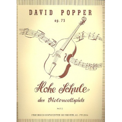 Hohe Schule des Violoncellspiels op.73 Band 3 -David Popper