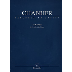 Habanera : für Klavier -Alexis Emmanuel Chabrier