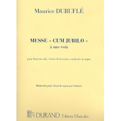 Messe cum jubilo : pour baryton -Maurice Duruflé