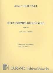 2 poèmes de Ronsard op.26 : -Albert Roussel