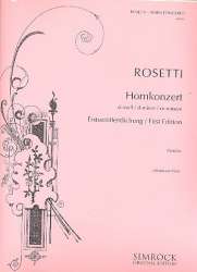 Konzert d-Moll : für Horn und -Francesco Antonio Rosetti (Rößler)