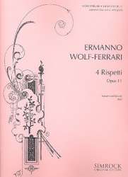 4 Rispetti op.11 : für tiefe -Ermanno Wolf-Ferrari