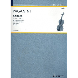 Sonata op.posth. : -Niccolo Paganini
