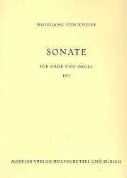 Sonate : für Oboe und Orgel -Wolfgang Stockmeier