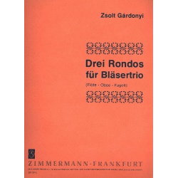 3 Rondos : für Flöte, Oboe und - Zsolt Gardonyi