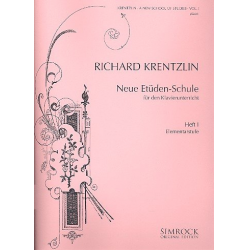 Neue Etüden-Schule Band 1 : -Richard Krentzlin