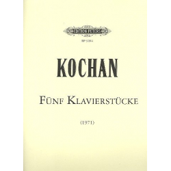 5 Klavierstücke 1971 -Günter Kochan