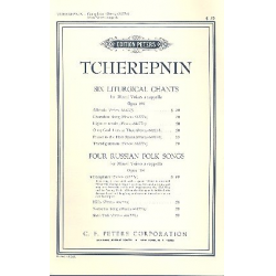 Complaint op.104,3 : for mixed chorus -Alexander Tcherepnin / Tscherepnin