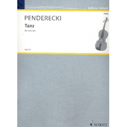 Tanz : für Viola - Krzysztof Penderecki