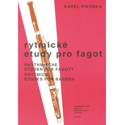 Rhythmische Etüden für Fagott -Karel Pivonka