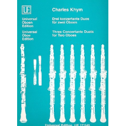 3 konzertante Duos für 2 Oboen Opus 11/1 -Charles Khym / Arr.Christian Schneider