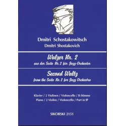 Walzer Nr.2 aus der Suite für Jazzorchester : -Dmitri Shostakovitch / Schostakowitsch