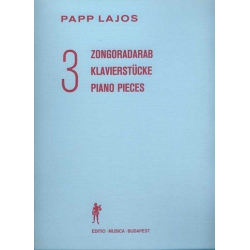 3 PIANO PIECES FOR -Lajos Papp