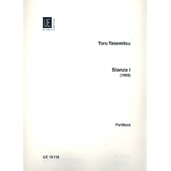 Stanza  I (1969) : für Gitarre, Harfe, Klavier -Toru Takemitsu