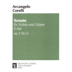 Sonate E-Dur op.5,11 : -Arcangelo Corelli / Arr.Rudolf Buttmann