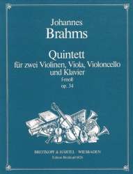 Quintett f-Moll op.34 : für -Johannes Brahms