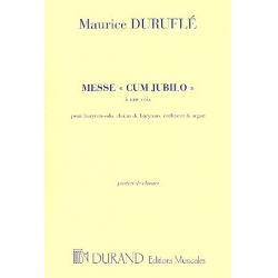 Messe cum jubilo a une voix : -Maurice Duruflé