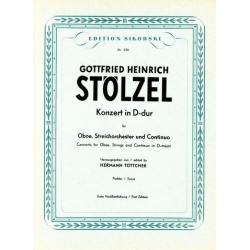 Konzert D-Dur : für Oboe und -Gottfried Heinrich Stölzel