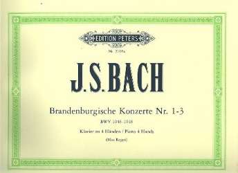 Brandenburgische Konzerte Nr.1-3 : -Johann Sebastian Bach