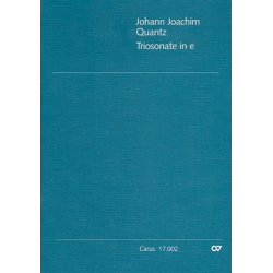 Triosonate e-Moll QV2,20 : für -Johann Joachim Quantz