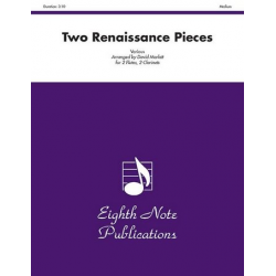 Two Renaissance Pieces -Diverse / Arr.David Marlatt