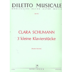 3 kleine Klavierstücke -Clara Schumann