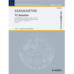 12 Sonaten Band 3 : für - Giovanni Battista Sammartini