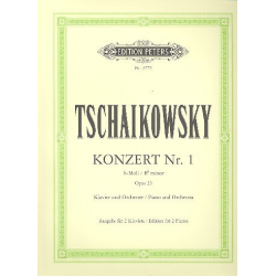 Konzert b-Moll Nr.1 op.23 für -Piotr Ilich Tchaikowsky (Pyotr Peter Ilyich Iljitsch Tschaikovsky)