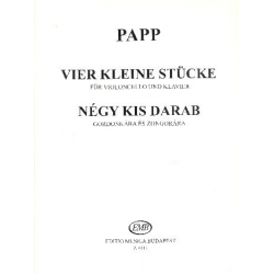 4 kleine Stücke für Violoncello -Lajos Papp
