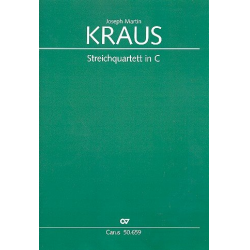 Streichquartett C-Dur Nr.9 op.1,5 VBý182 -Joseph Martin Kraus