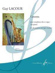 Canzona : pour saxophone alto et orgue -Guy Lacour