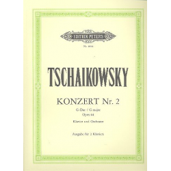 Konzert G-Dur Nr.2 op.44 für -Piotr Ilich Tchaikowsky (Pyotr Peter Ilyich Iljitsch Tschaikovsky)