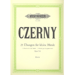 25 fortschreitende Übungen für -Carl Czerny