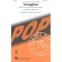 Imagine : for mixed chorus (SAB) -John Lennon