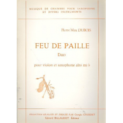 Feu de Paille : pour violon et alto -Pierre Max Dubois
