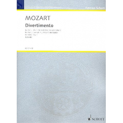 Divertimento Nr.1 KV439b : für Flöte, -Wolfgang Amadeus Mozart / Arr.Siegfried Schwab