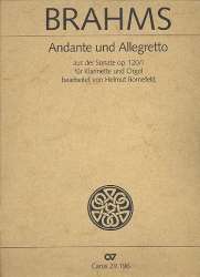 Andante und Allegretto aus der Sonate op.120,1 : -Johannes Brahms