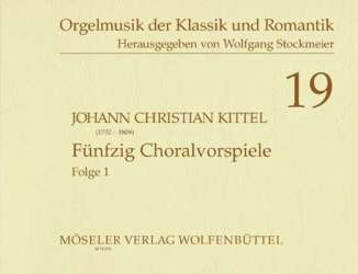 50 Choralvorspiele Band 1 -Johann Christian Kittel