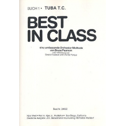 Best in Class Book 1 - English - Bb Tuba B.C. -Bruce Pearson / Arr.Charles Forque