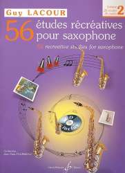 56 études récreatives vol.2 -Guy Lacour / Arr.Jean-Yves Fourmeau