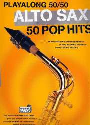 50 Pop-Hits (+MP3-CD) for alto saxophone -Diverse / Arr.Jenni Norey