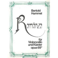 Romanze op.69c : für -Bertold Hummel