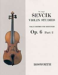 Violinschule für Anfänger op.6,2 -Otakar Sevcik